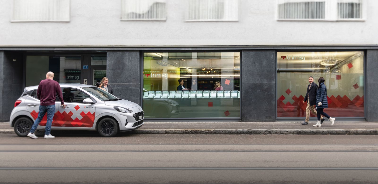 Büro der trimag an der Allschwilerstrasse 17 in Basel